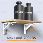 VOLO Heavy Duty Foldable Mild Steel Racks / Shelf Bracket - Image 3