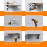 VOLO Heavy Duty Foldable Mild Steel Racks / Shelf Bracket - Image 5