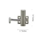 VOLO Silver Satin Premium Automatic Cam Tower Bolt - Image 2