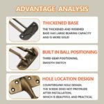 VOLO Door Chain Security Latch for Home Main Door (Satin Matte, Large) - Image 2