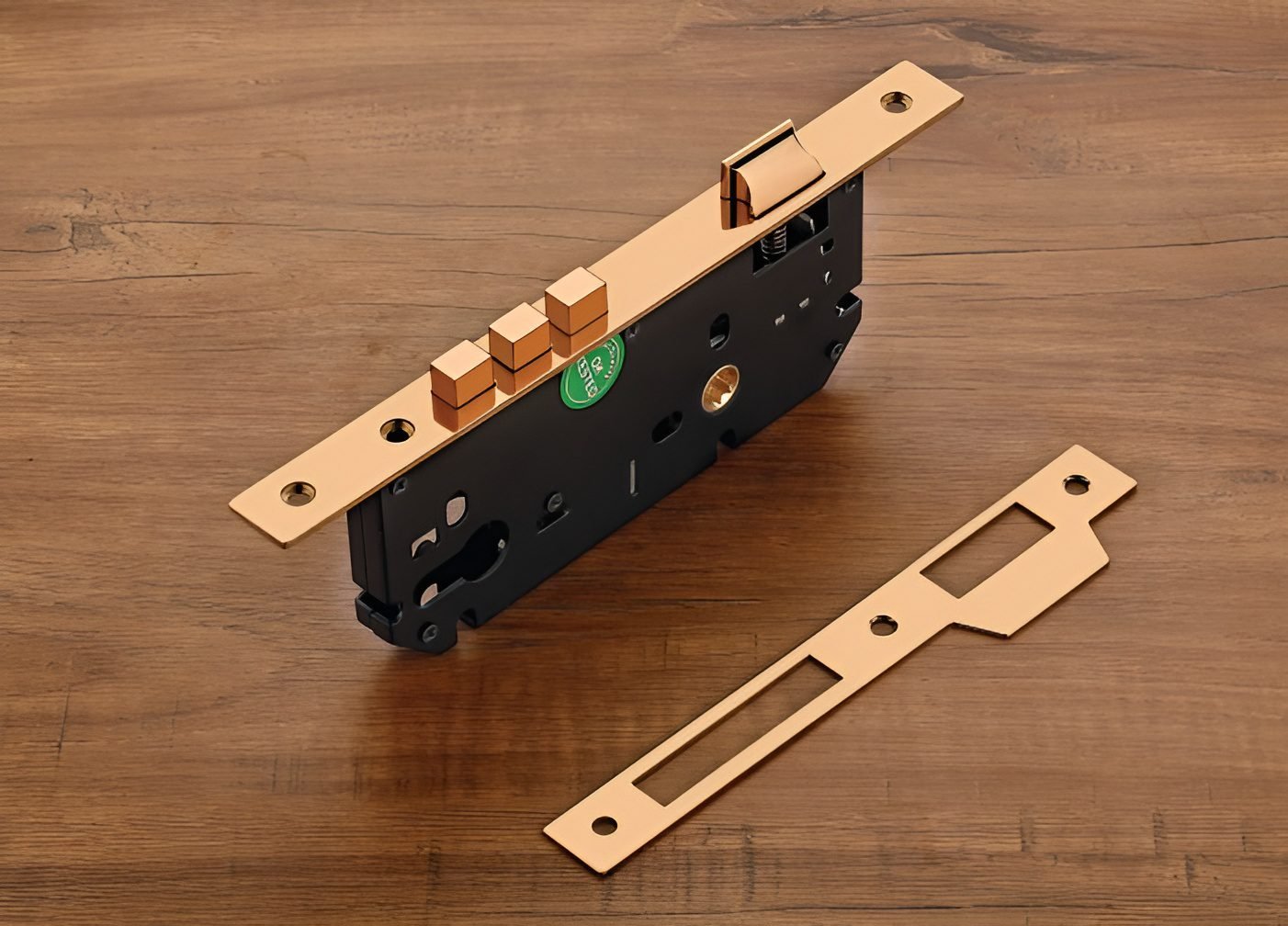 Lock Body Rose Gold-Picsart-AiImageEnhancer Mortise – Lock Body - Image 1