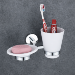 Round Ring Soap With Tumbler Holder – Model-064