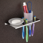 Soap Dish With Tumbler Holder – Model 1004