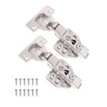 Cabinet Hinges – 3D Soft Close Full Overlay | Stainless Steel | Set of 1 (2 Pieces)