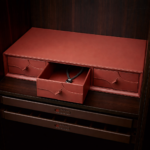 Leather Triple Draw Combination
