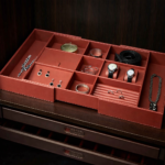 Retractable Leather Sorting Box