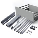 Soft Close Tandem Drawer Slide System for Modular Kitchen